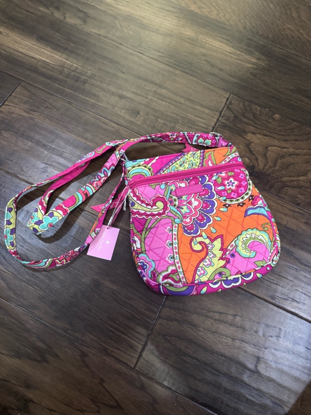 Vera Bradley Petite Double Zip Hipster